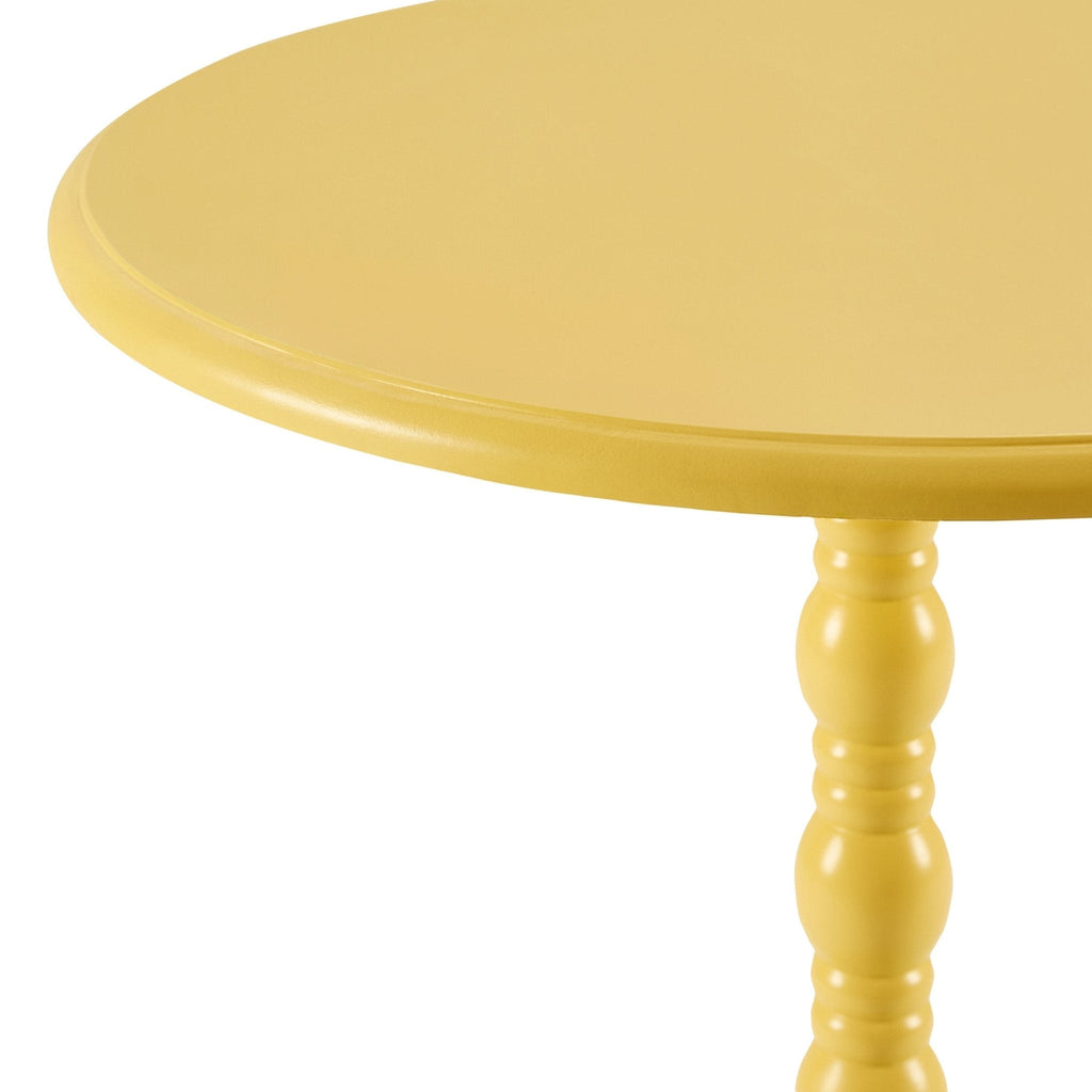 Dusklia - Bonnie Bobbin Side Table - Vibrant Yellow