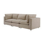 Dusklia - Boston 3 Seater Sofa - Stone