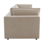 Dusklia - Boston 3 Seater Sofa - Stone