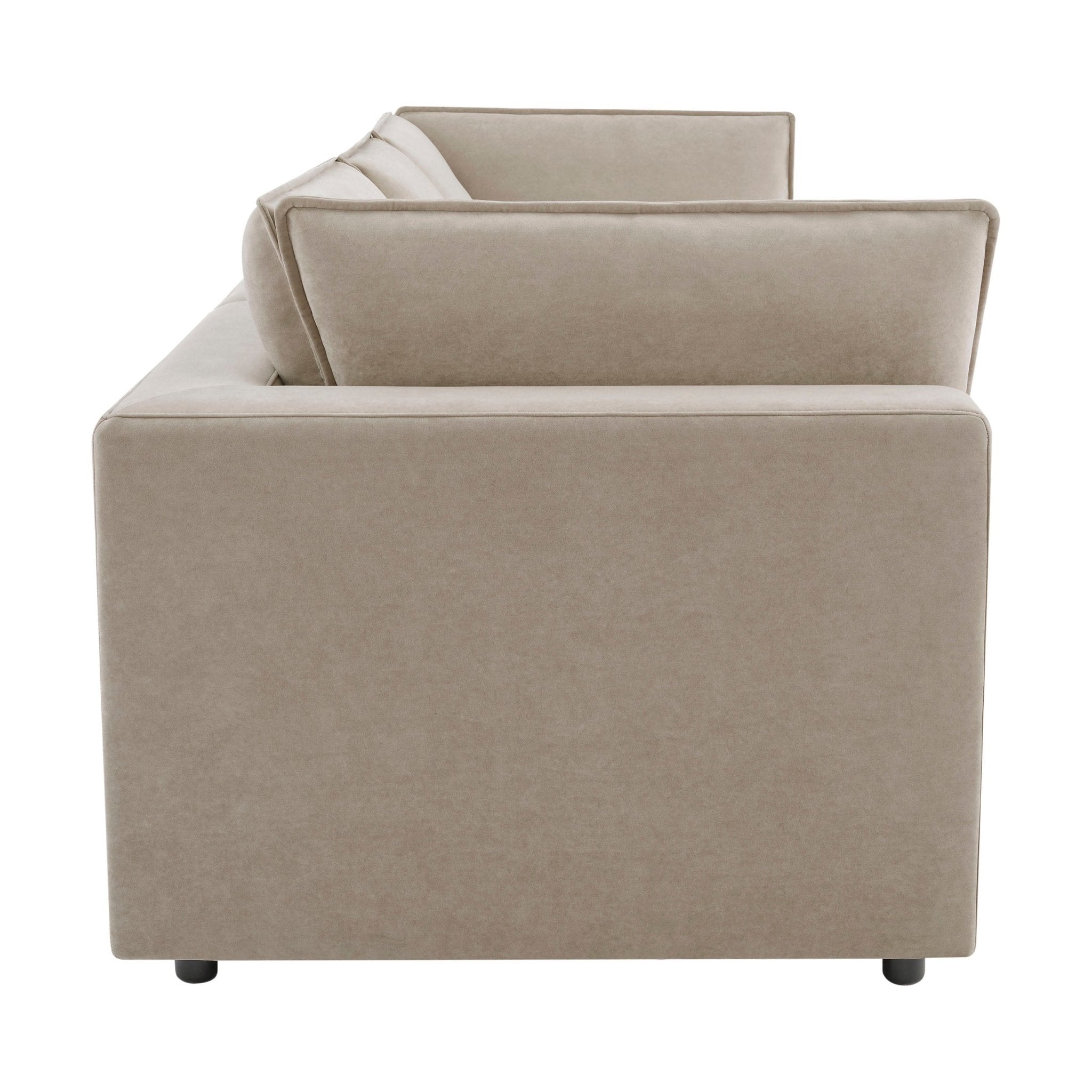 Dusklia - Boston 3 Seater Sofa - Stone
