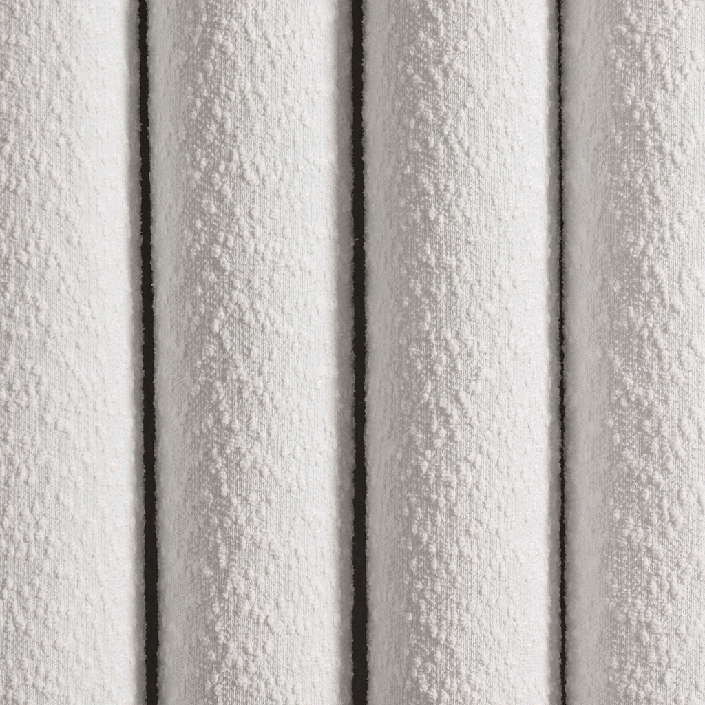 Dusklia - Boucle Blackout Curtains - White