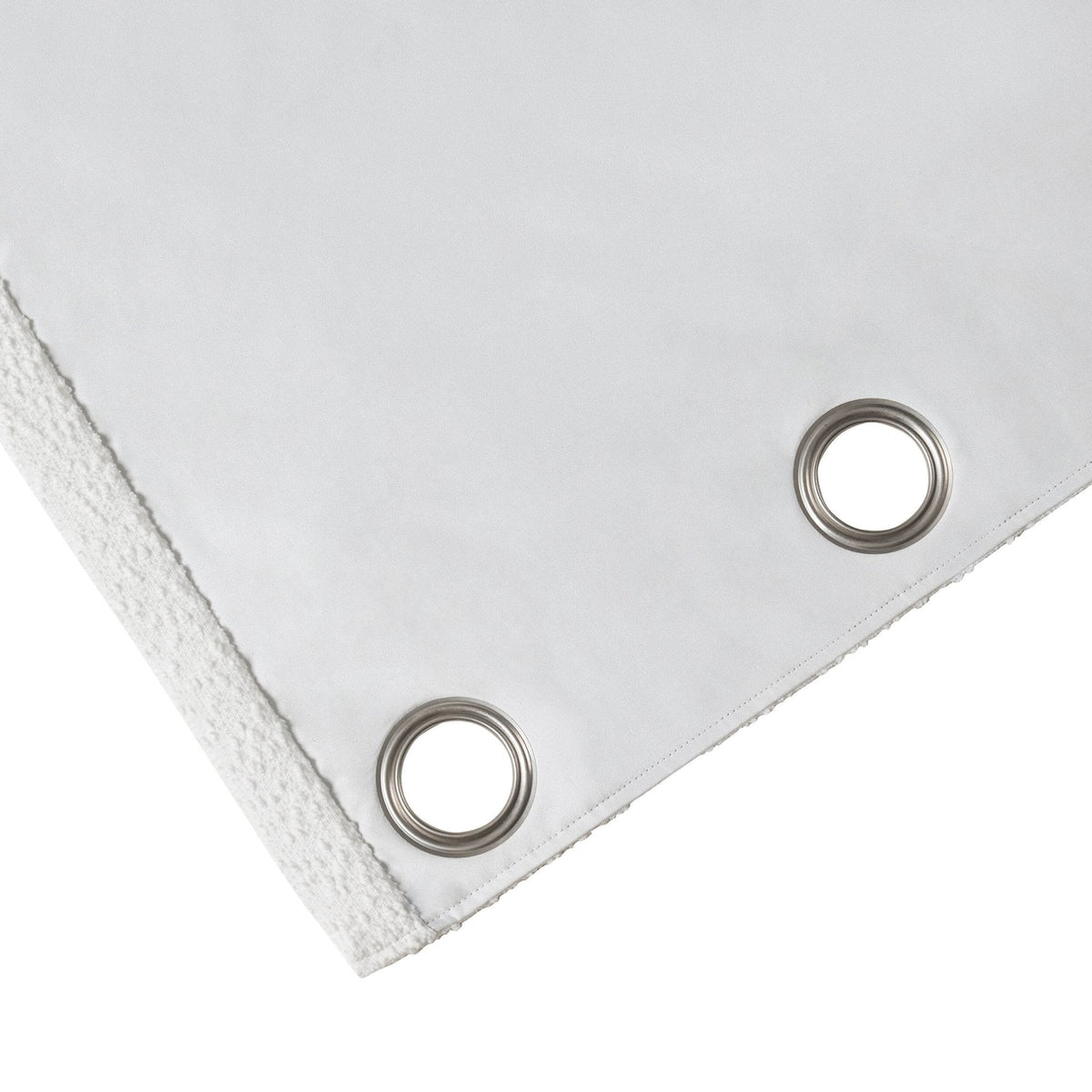 Dusklia - Boucle Blackout Curtains - White