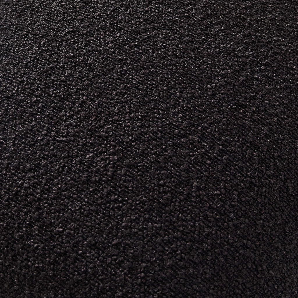 Dusklia - Boucle Sofa Cushion Cover - Black