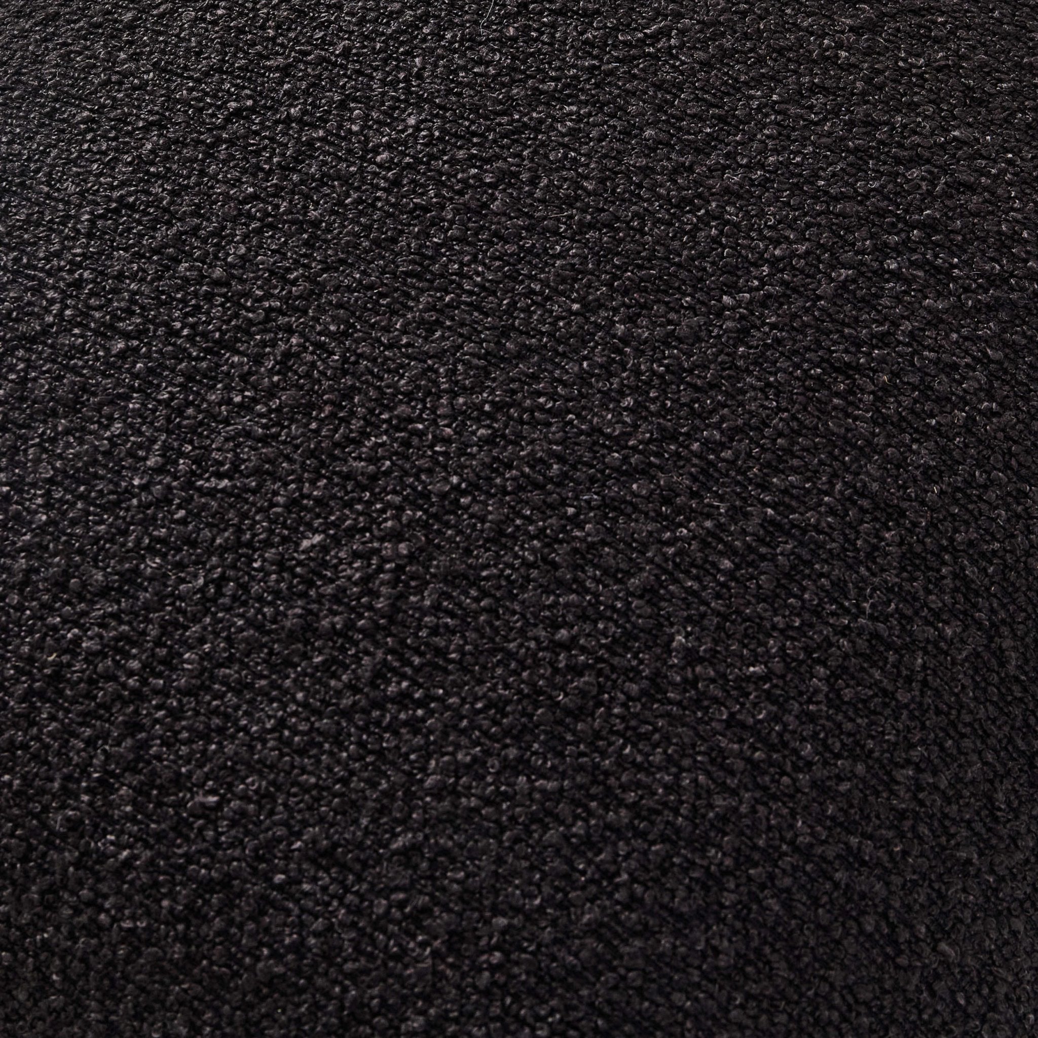Dusklia - Boucle Sofa Cushion Cover - Black
