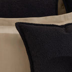 Dusklia - Boucle Cushion Cover - Black