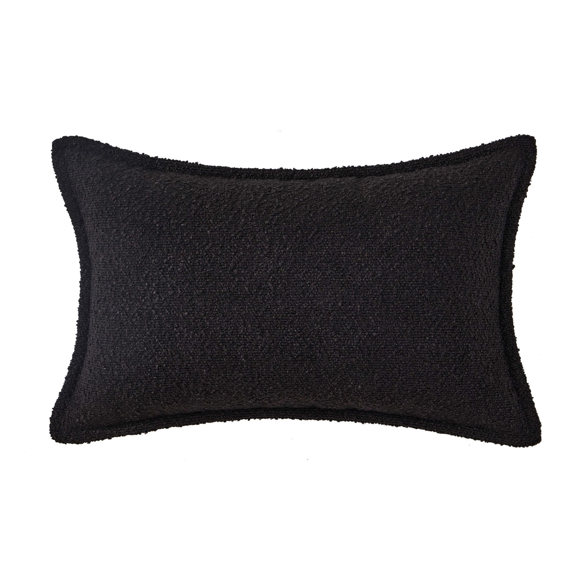 Dusklia - Boucle Cushion Cover - Black
