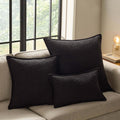 Dusklia - Boucle Sofa Cushion Cover - Black