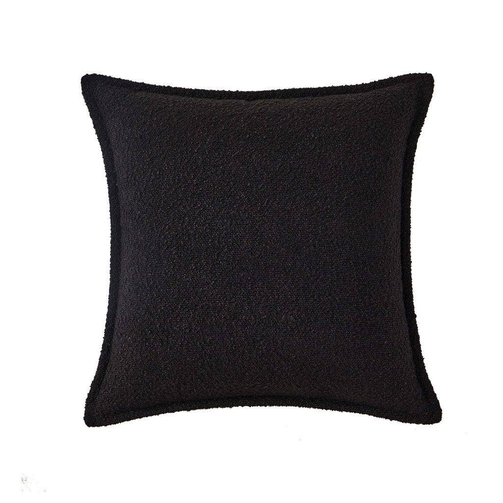 Dusklia - Boucle Cushion Cover - Black