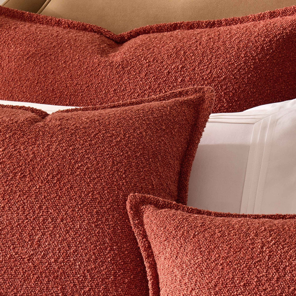 Dusklia - Boucle Cushion Cover - Rust