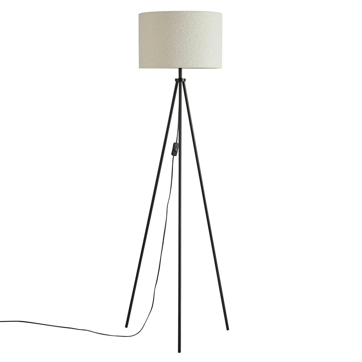 Dusklia - Boucle Floor Lamp - Ecru