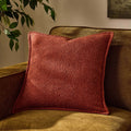 Dusklia - Boucle Sofa Cushion Cover - Rust