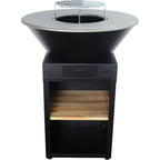 Brasero Plancha REVO Vigo – Ø 81,5 cm – Grille de cuisson – Rangement à bûches