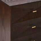 Dusklia - Brianna Concave 6 Drawer Chest - Walnut