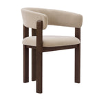 Dusklia - Bridget Set of 2 Dining Chairs - Chenille Oatmeal