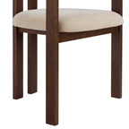 Dusklia - Bridget Set of 2 Dining Chairs - Chenille Oatmeal