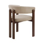 Dusklia - Bridget Set of 2 Dining Chairs - Chenille Oatmeal