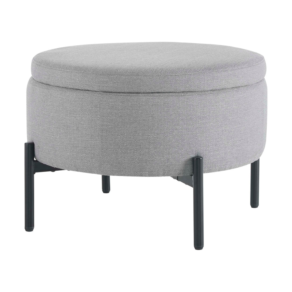 Dusklia - Bristol Pouffe - Mid Grey