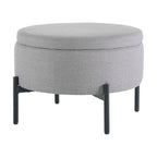Dusklia - Bristol Pouffe - Mid Grey