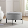 Dusklia - Bristol Pouffe - Mid Grey