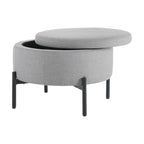 Dusklia - Bristol Pouffe - Mid Grey