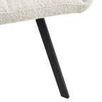 Dusklia - Brooke Dining Chair - Boucle Ivory