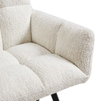 Dusklia - Brooke Dining Chair - Boucle Ivory