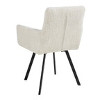 Dusklia - Brooke Dining Chair - Boucle Ivory