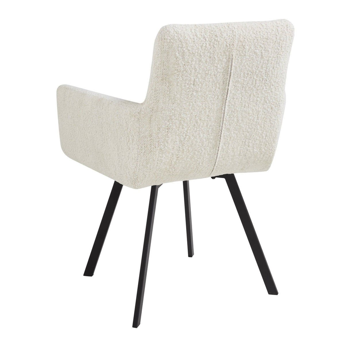 Dusklia - Brooke Dining Chair - Boucle Ivory