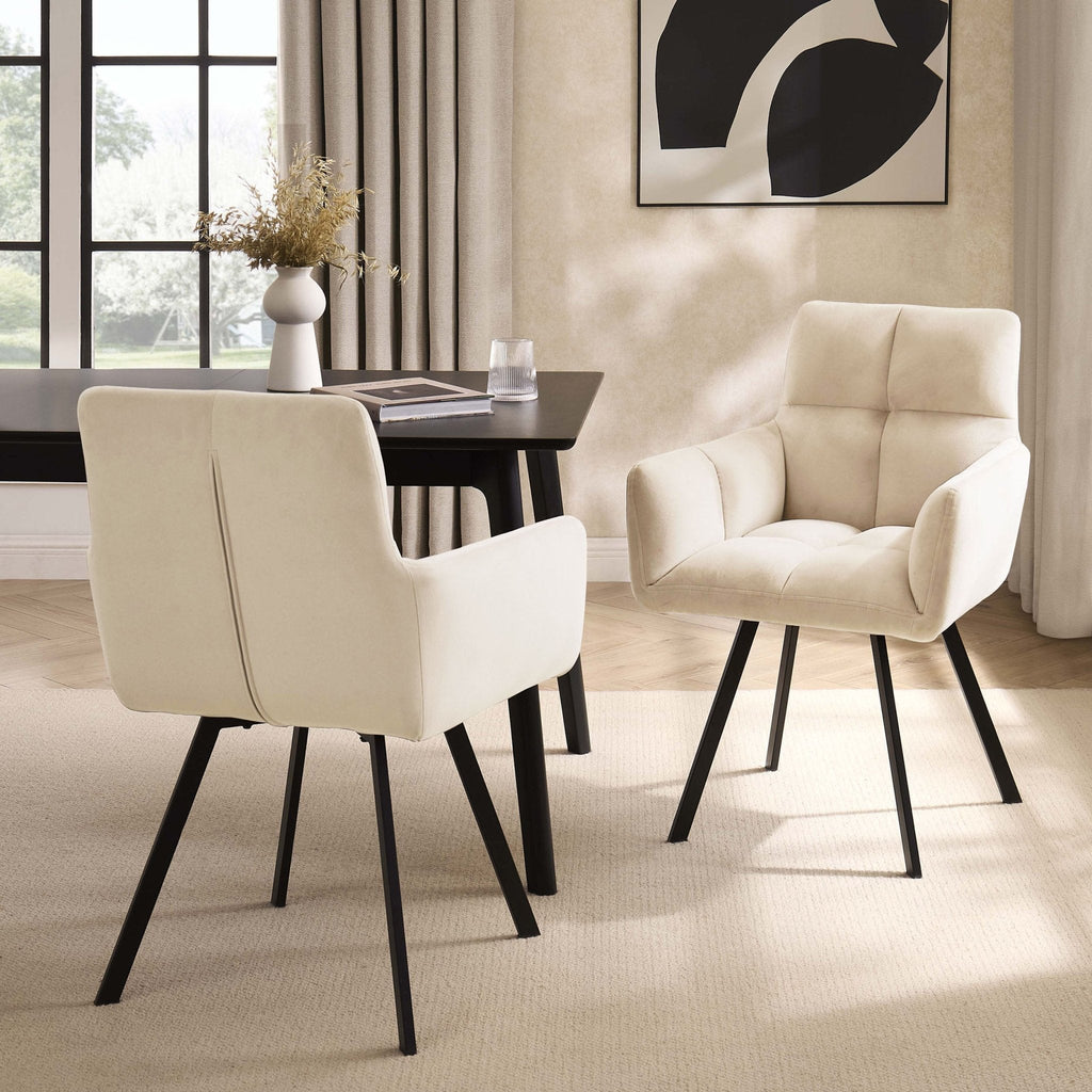 Dusklia - Brooke Dining Chair - Ecru