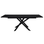 Dusklia - Brooke Rectangle Extendable 6-8 Seater Dining Table - Black