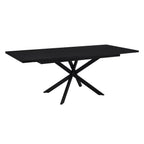 Dusklia - Brooke Rectangle Extendable 6-8 Seater Dining Table - Black