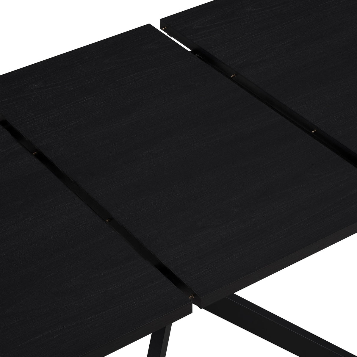 Dusklia - Brooke Rectangle Extendable 6-8 Seater Dining Table - Black
