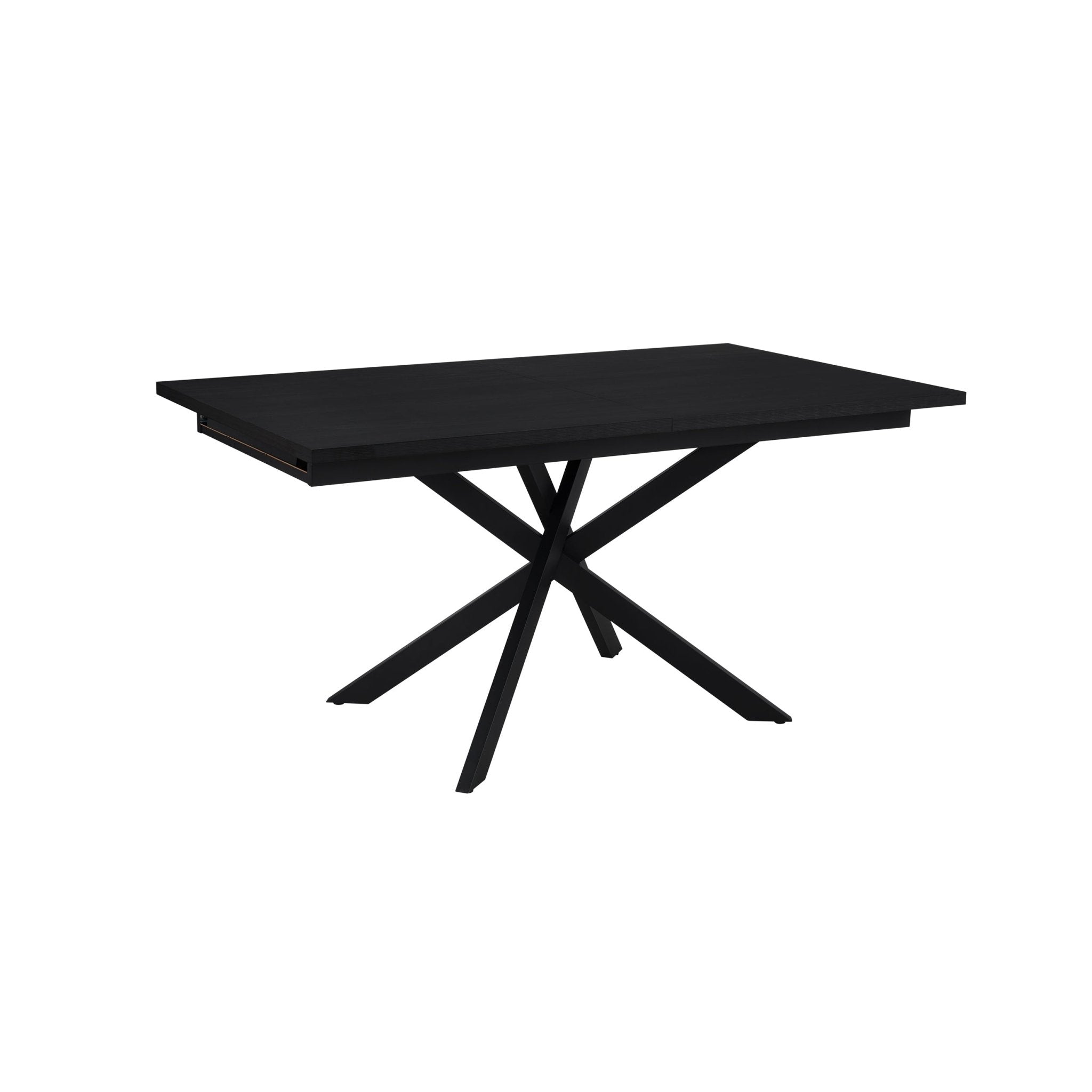 Dusklia - Brooke Rectangle Extendable 6-8 Seater Dining Table - Black