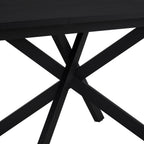 Dusklia - Brooke Rectangle Extendable 6-8 Seater Dining Table - Black