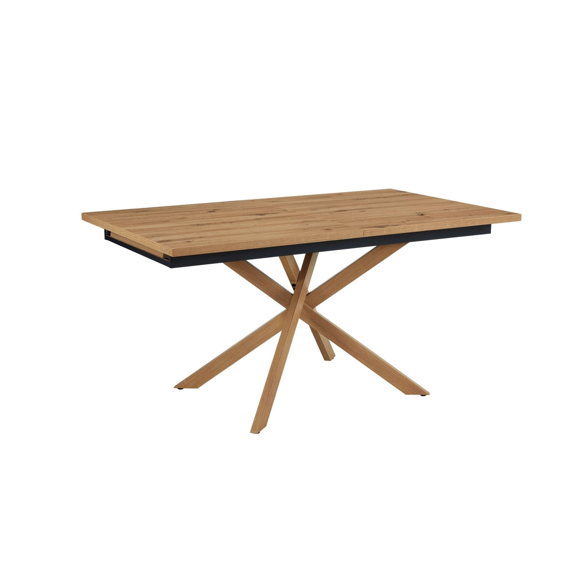 Dusklia - Brooke Rectangle Extendable 6-10 Seater Dining Table - Wood