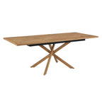 Dusklia - Brooke Rectangle Extendable 6-10 Seater Dining Table - Wood