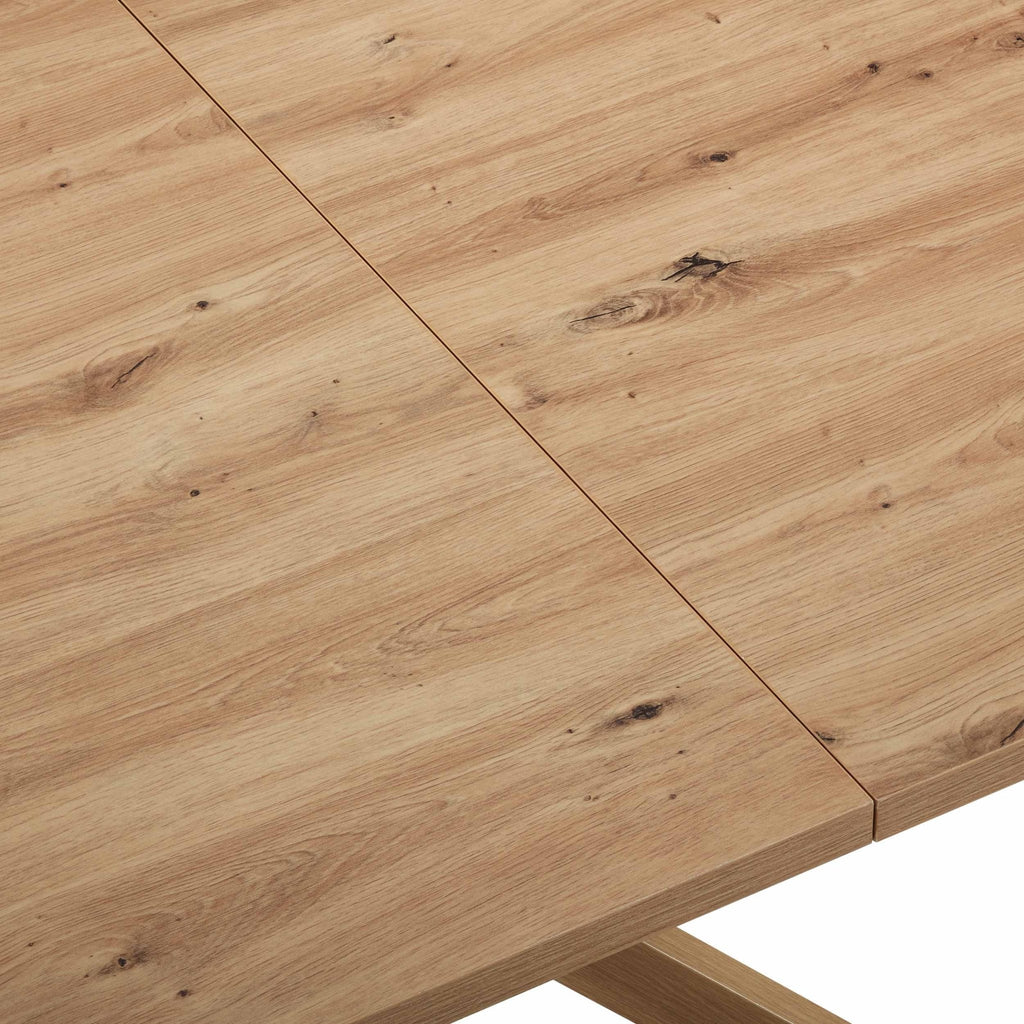 Dusklia - Brooke Rectangle Extendable 6-10 Seater Dining Table - Wood