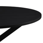 Dusklia - Brooke Round 4-6 Seater Dining Table - Black
