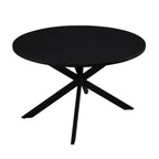 Dusklia - Brooke Round 4-6 Seater Dining Table - Black