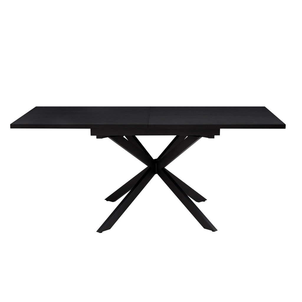 Dusklia - Brooke Square Extendable 4-8 Seater Dining Table - Black