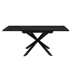 Dusklia - Brooke Square Extendable 4-8 Seater Dining Table - Black