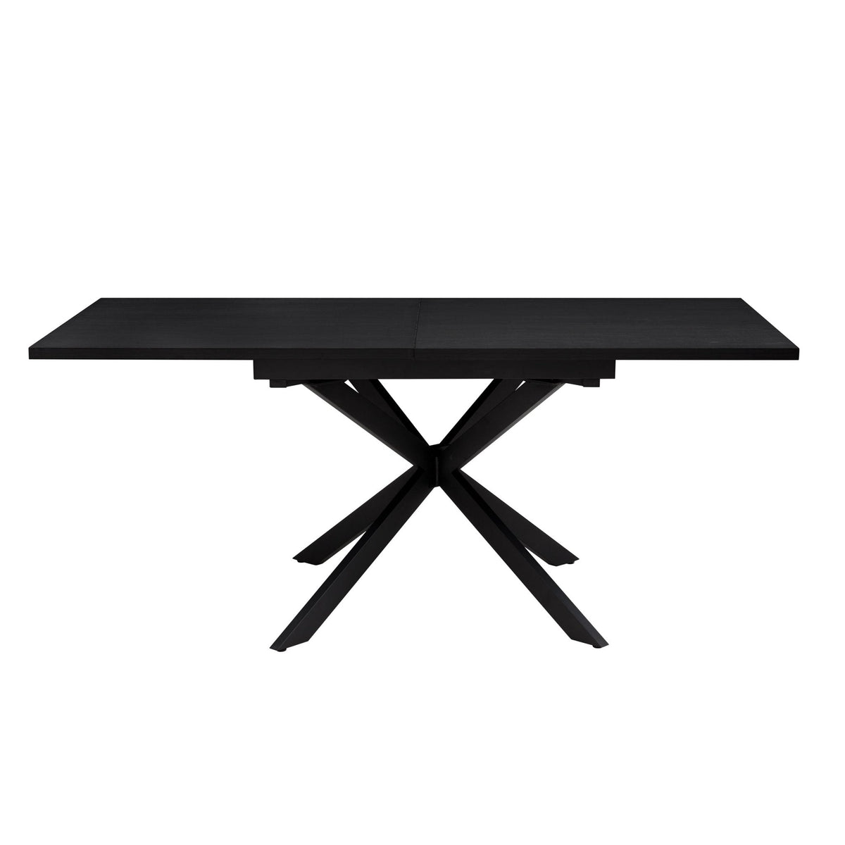 Dusklia - Brooke Square Extendable 4-8 Seater Dining Table - Black