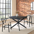 Dusklia - Brooke Square Extendable 4-8 Seater Dining Table - Black