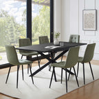 Dusklia - Brooke Square Extendable 4-8 Seater Dining Table - Black