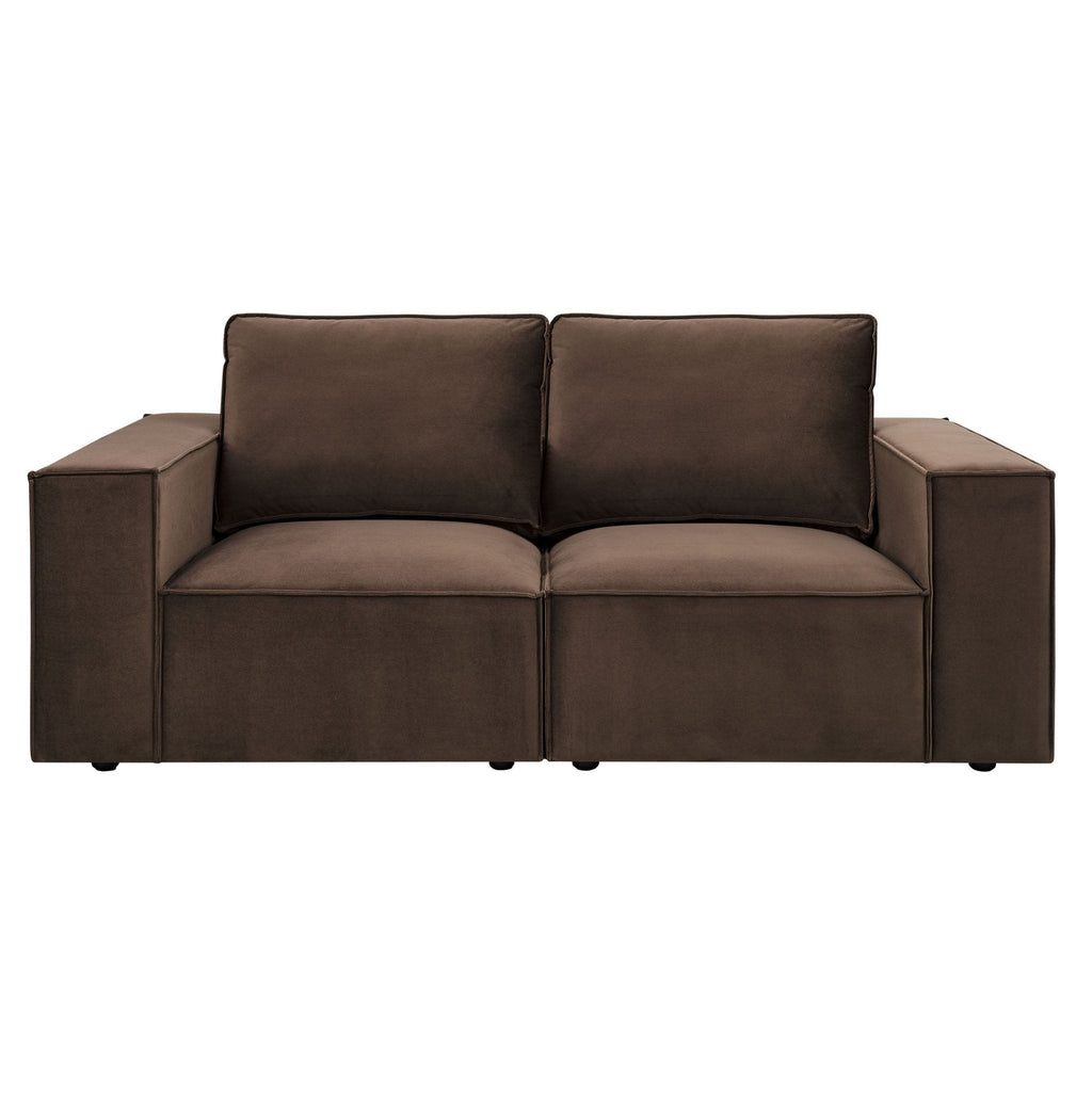 Dusklia - Brooklyn 2 Seater Sofa - Cappuccino