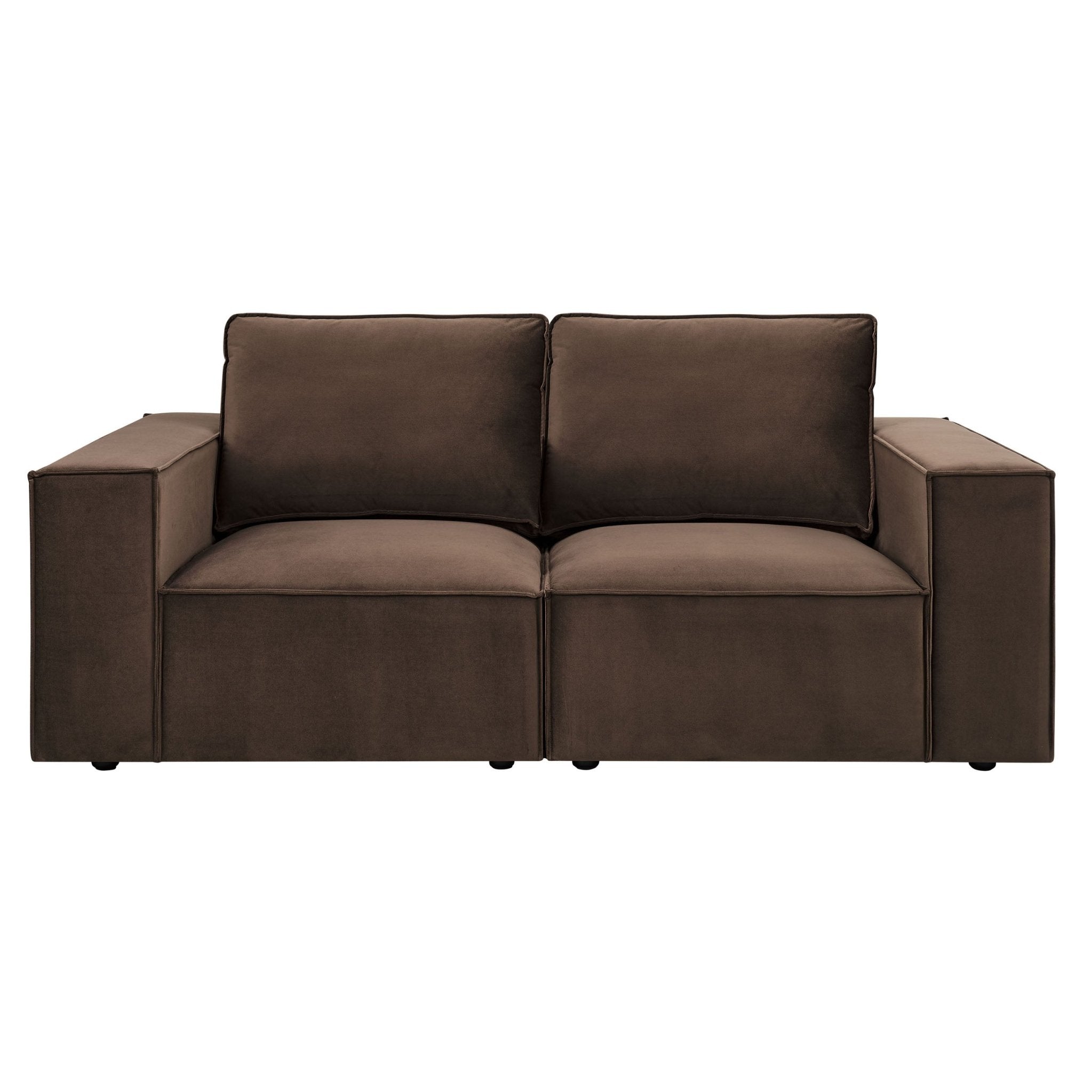 Dusklia - Brooklyn 2 Seater Sofa - Cappuccino