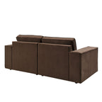 Dusklia - Brooklyn 2 Seater Sofa - Cappuccino