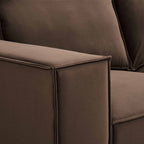 Dusklia - Brooklyn 2 Seater Sofa - Cappuccino
