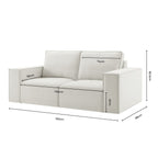 Dusklia - Brooklyn 2 Seater Sofa - Ivory