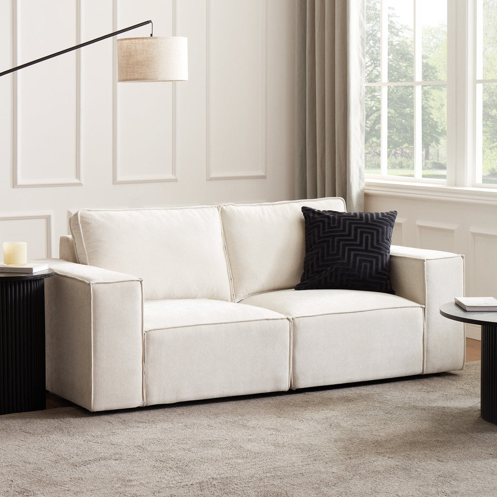 Dusklia - Brooklyn 2 Seater Sofa - Ivory